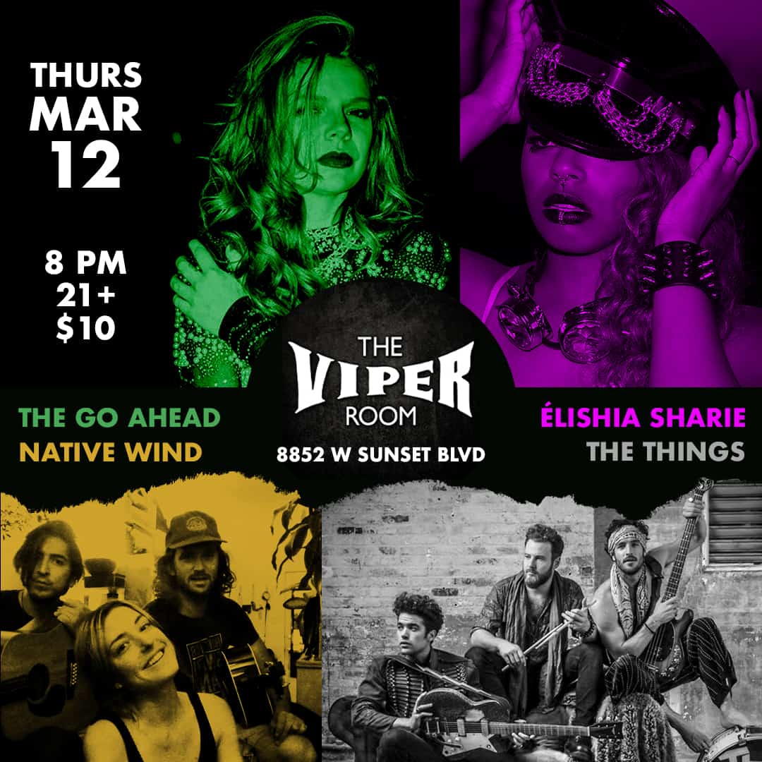 Élishia Sharie The Viper Room flyer 03.12.20
